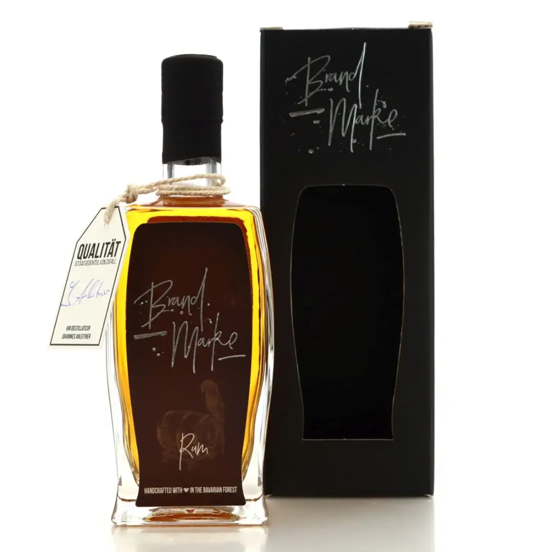 Bottle of Brand Marke Rum 2016