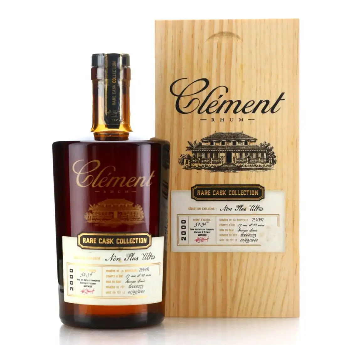 Image of the front of the bottle of the rumRare Cask Collection Non Plus Ultra