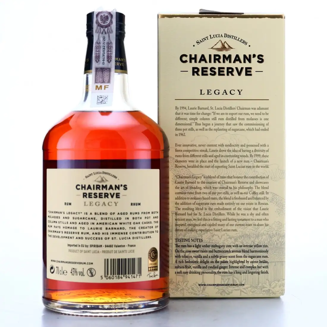 Chairman\'s Reserve Legacy | RX7604 Now - Buy Rum 7.6/10 RumX