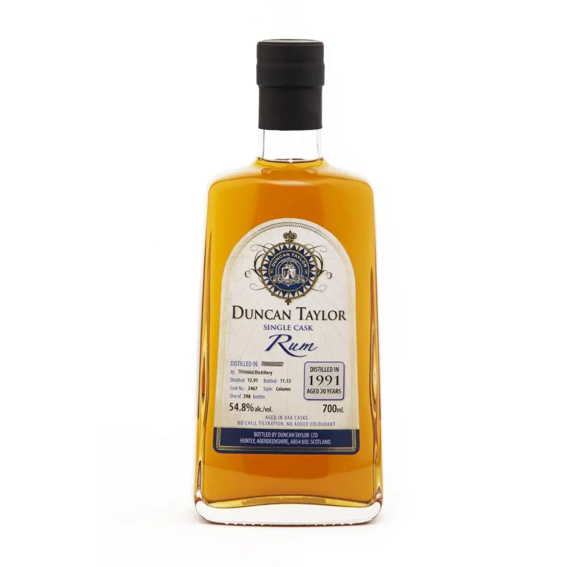 Bottle of Duncan Taylor Epris Single Cask Rum 1999