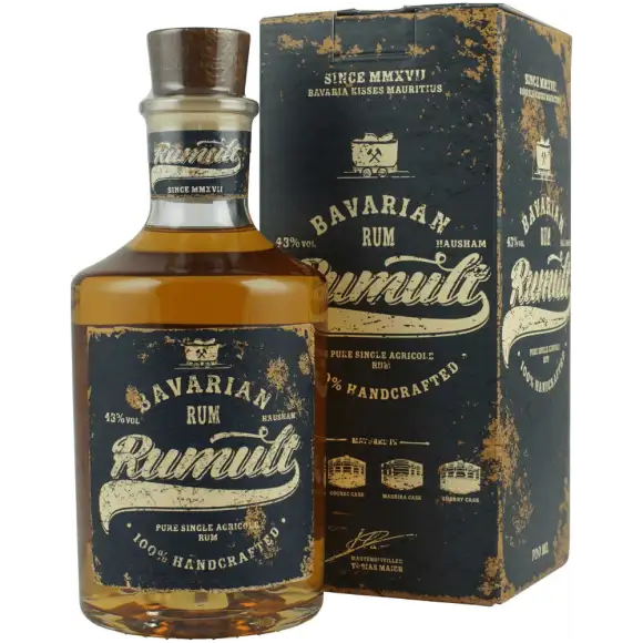 Image of the front of the bottle of the rumRumult Signature Cask Selection