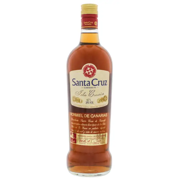 Bottle of Santa Cruz de Tenerife Perla De las Islas Ronmiel de Canarias