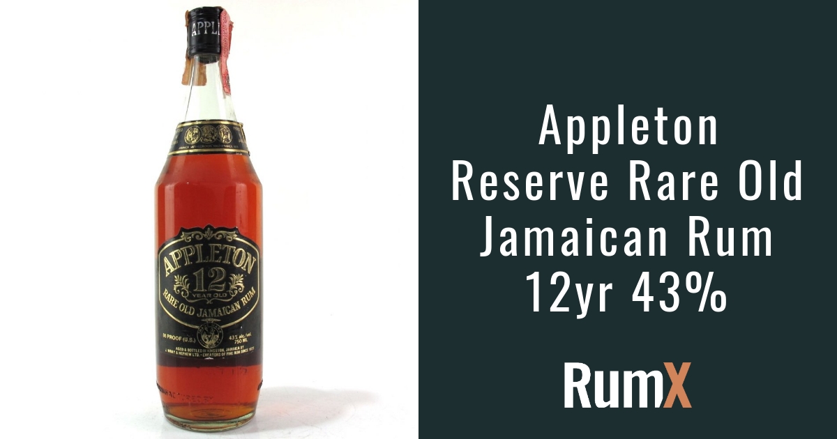 Appleton Reserve Rare Old Jamaican Rum 12yr 43% | RX1138 | RumX