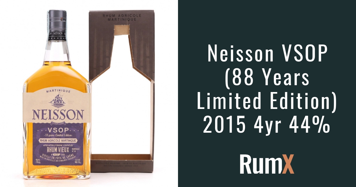 Rhum Neisson Reserve Speciale - Got Rum? Magazine