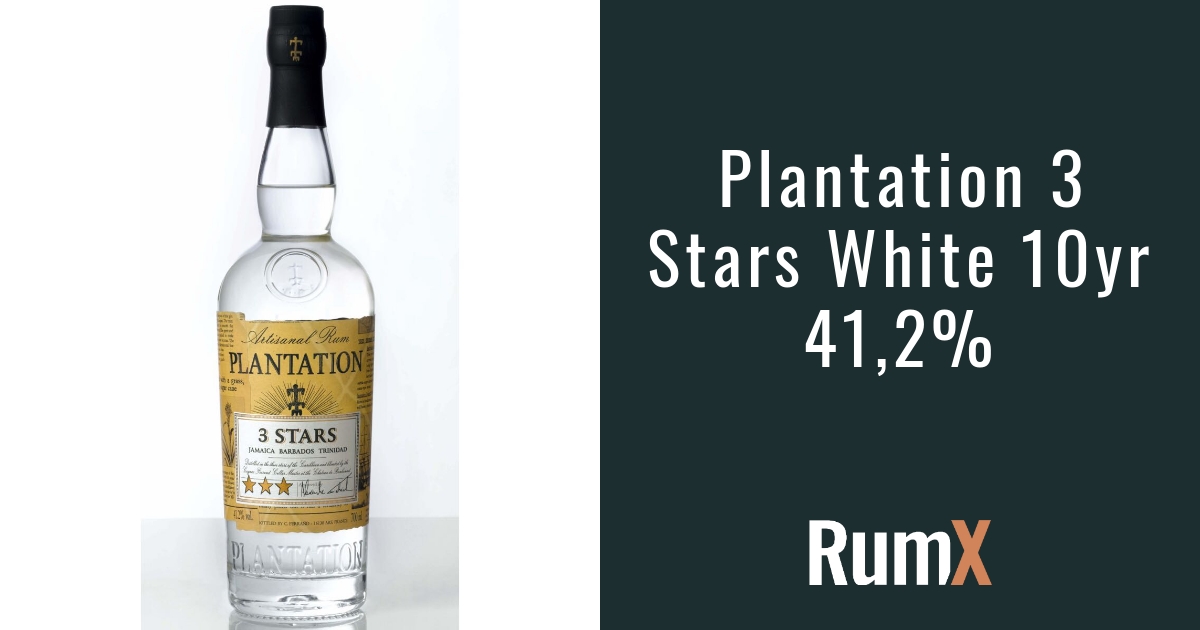 Plantation 3 Stars White RX116 | (7.0/10) Rum Rated RumX Top