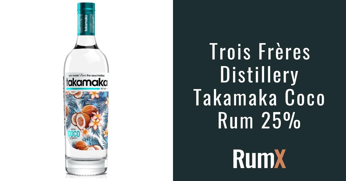 Takamaka Distillery RX1201 | RumX | Frères Trois 25% Coco Rum