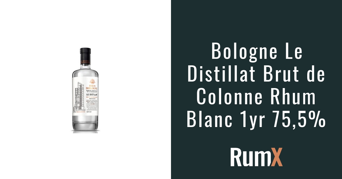 Rhum Bologne - Le distillat - 70cl
