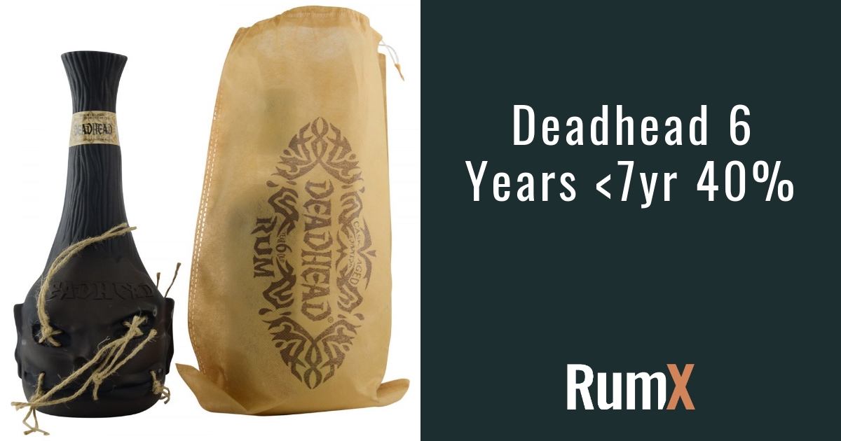 Rhum spécial mexicain - Deadhead 6 ans - Deadhead rum
