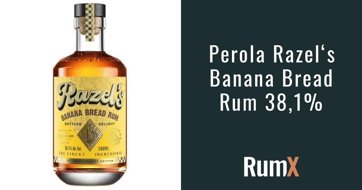 Razel\'s RumX Rum RX14027 Bread Banana Perola 38,1% | |