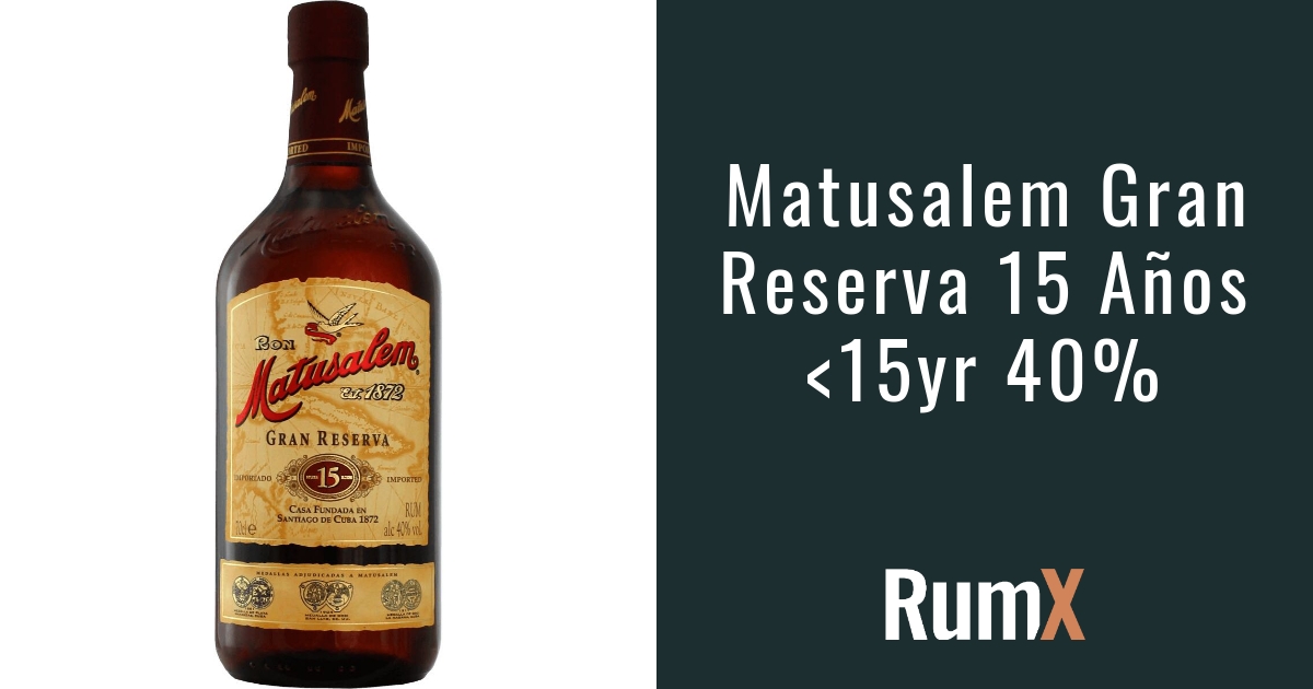 BUY] Matusalem Clasico 10 Year Rum (RECOMMENDED) at