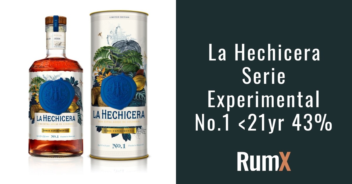 La Hechicera Experimental No.1: 43% - RX808 | 21y ABV, RumX