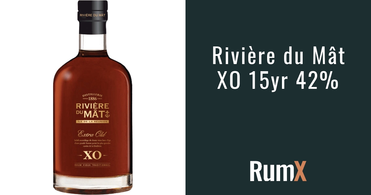 Rhum Rivière du Mât Extra Old XO - La Réunion