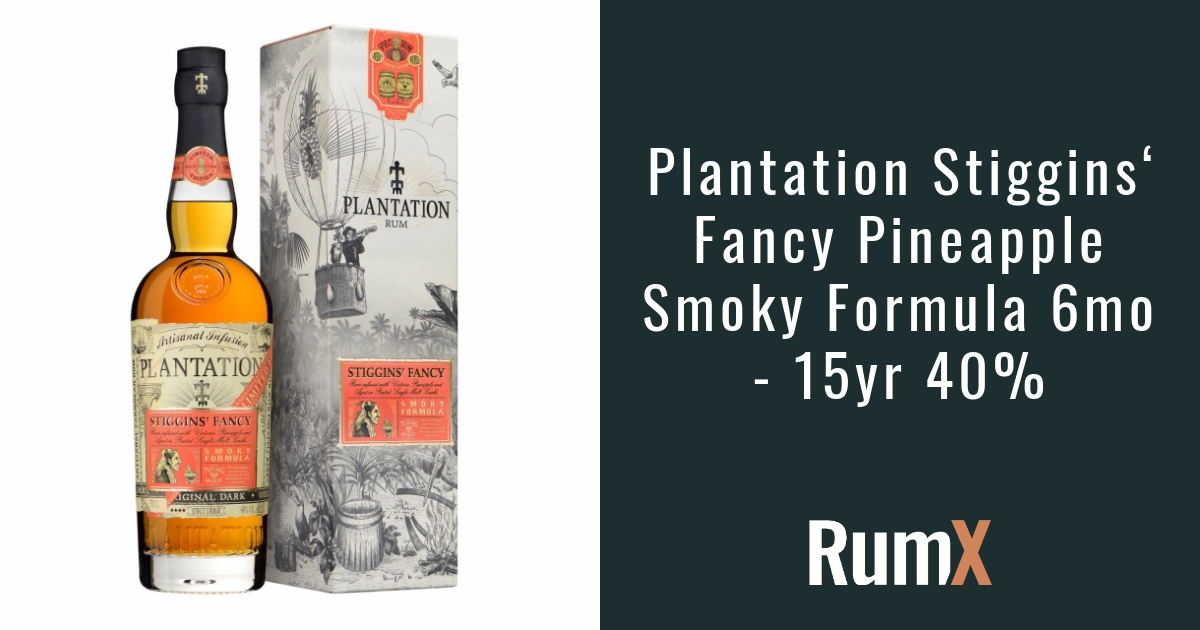Plantation Pineapple Rum - Smoky Blend, | Avg RX11228 RumX 7.6