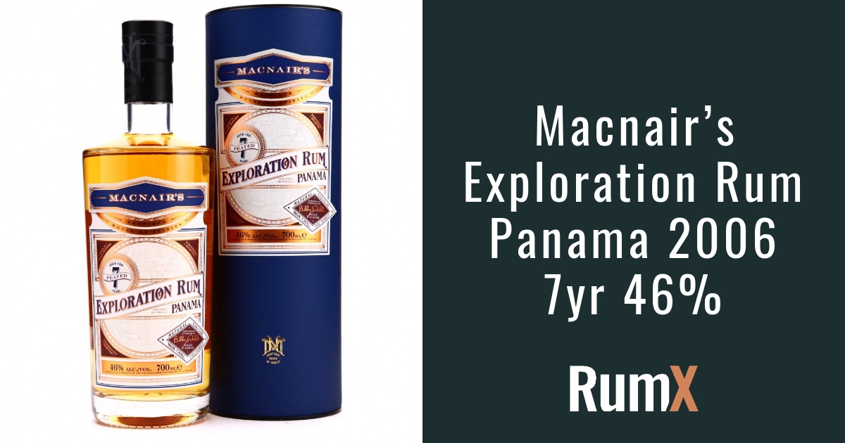 46% Exploration RX11026 2006 | 7yr Rum | RumX Panama Macnair\'s