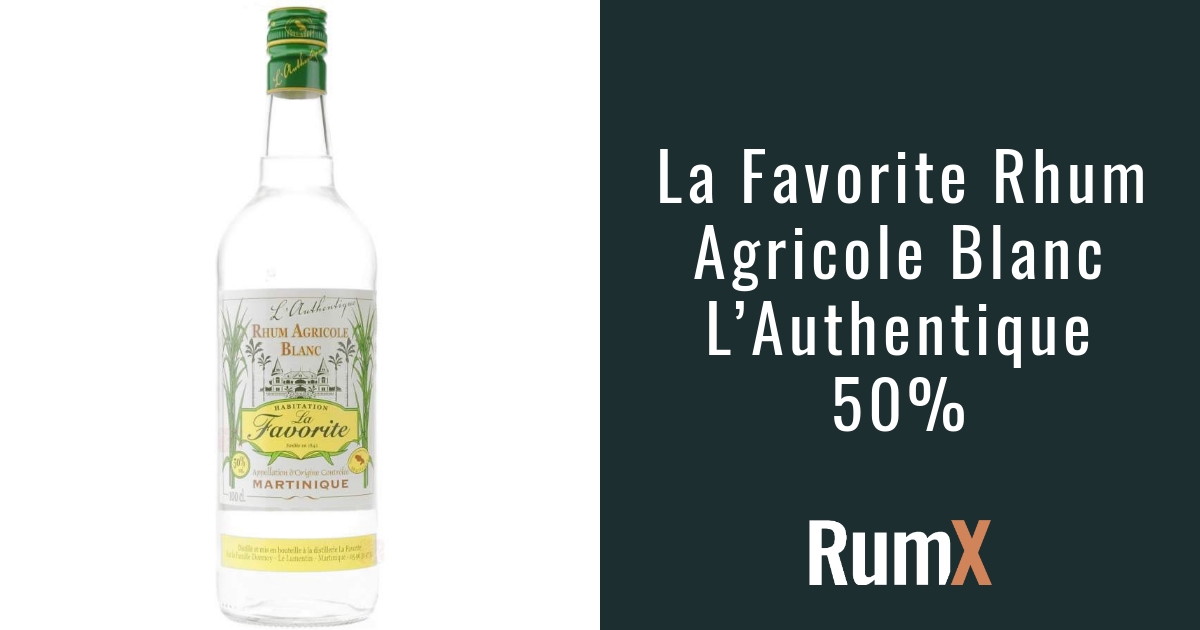 La Favorite Rhum Blanc Agricole 1 Liter