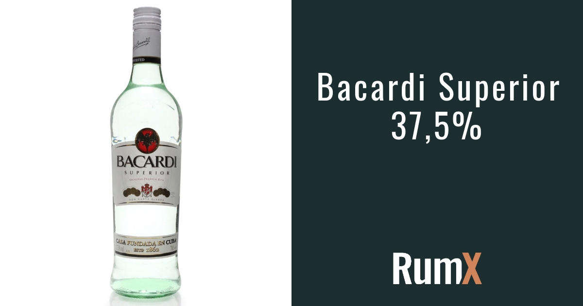 Bacardi Superior RX4477 37,5% | | RumX