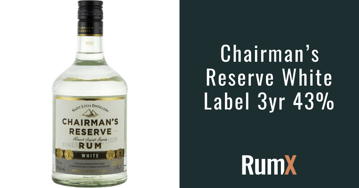 Chairman\'s Reserve RX3819 | RumX | 43% White Label 3yr
