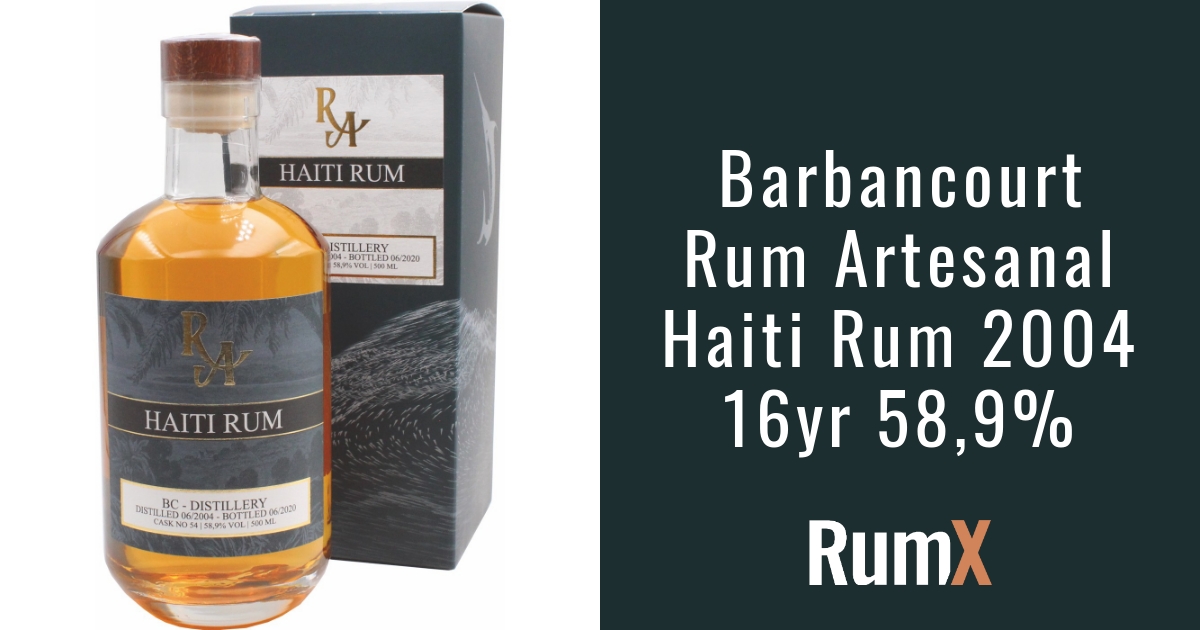 Rhum Vieux Réserve 15-Year Rum - Haiti Barbancourt RX900