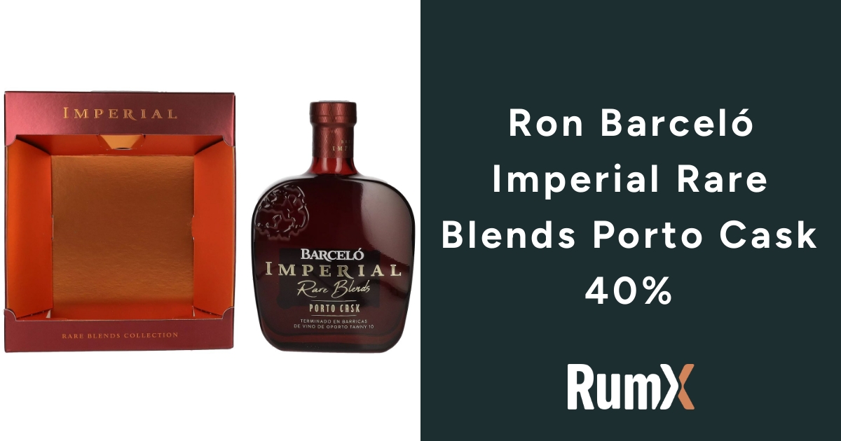 Barcelo Imperial Porto Cask 70cl 40%Vol - Rum Stylez