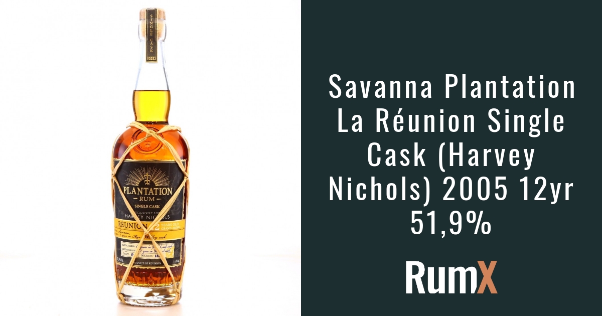Rhum Plantation Rum, Single Cask, 2005 La Réunion 62,5°