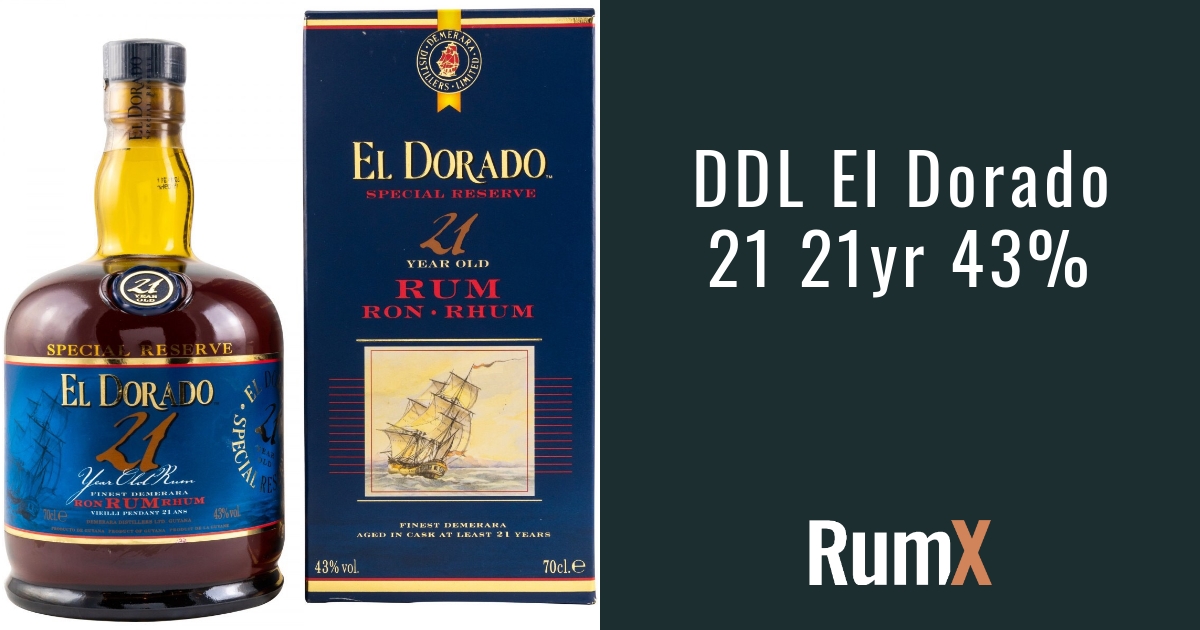 Rum El Dorado Special Reserve 21 Anni Demerara Distillers - Enoteca Telaro  - Enoteca Telaro