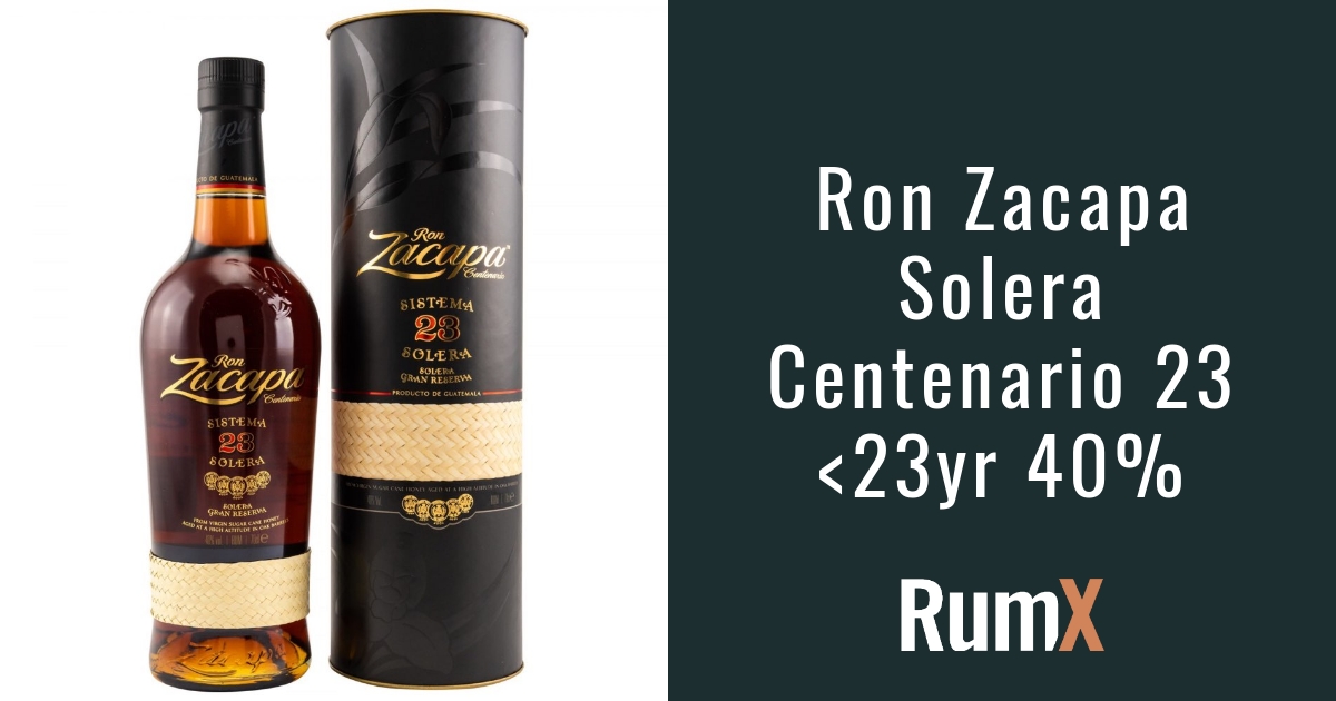 Ron Zacapa Centenario Solera 23 Anos Straight from the Cask Anejo Rum,  Guatemala