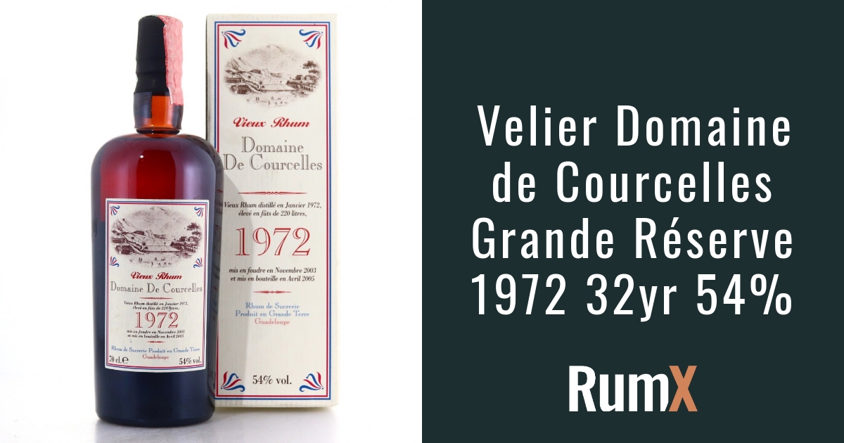 Rhum Vieux 2014 - 38yr, 54% ABV - Rated 9.0 - RX1196