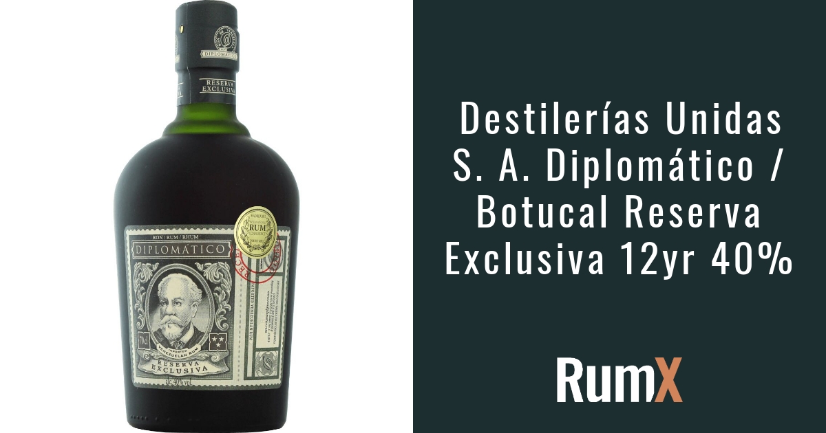 Diplomático Reserva 7.5 Rated RumX - 12y - Exclusiva Rum RX3 