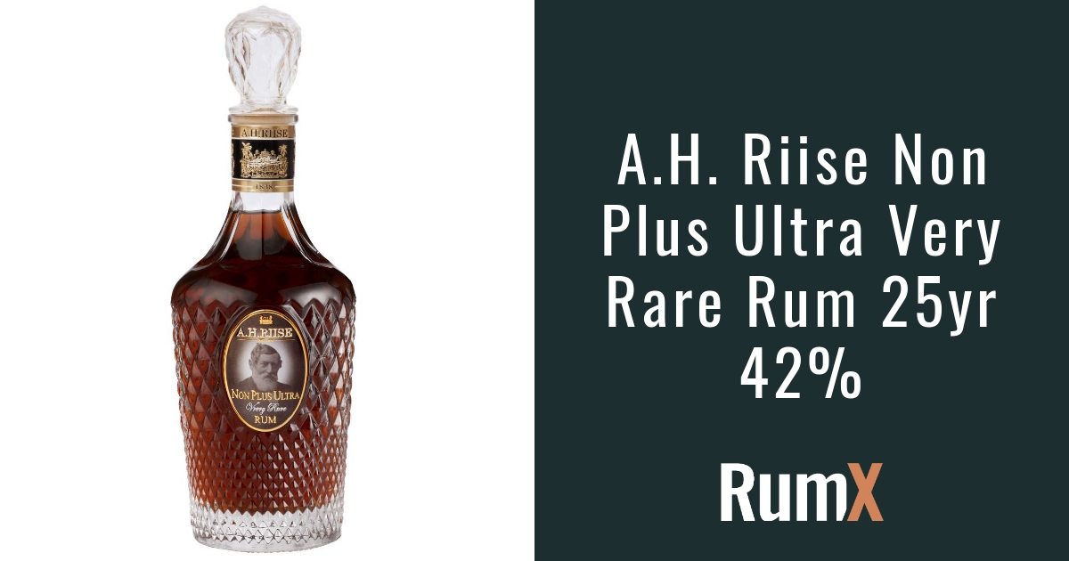 A.H. Riise Non 8.0 | Ultra 25yo RX22 Rum RumX Plus 