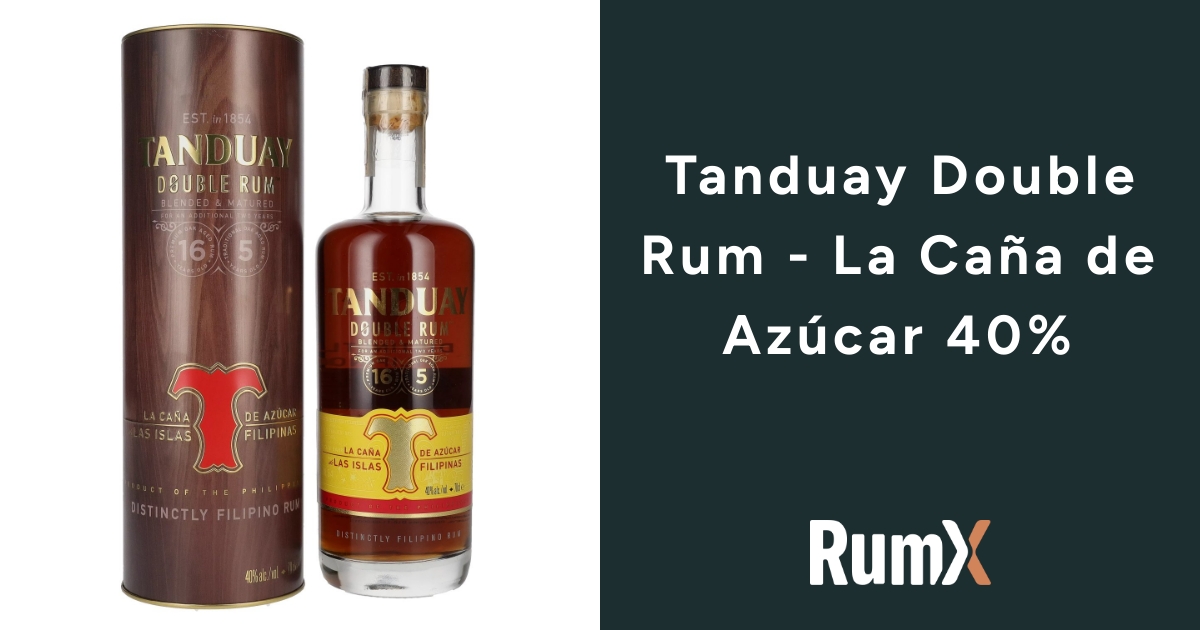 即落可 ＆ 最後の１本】Tanduay Double Rum タンドゥアイダブルラム18